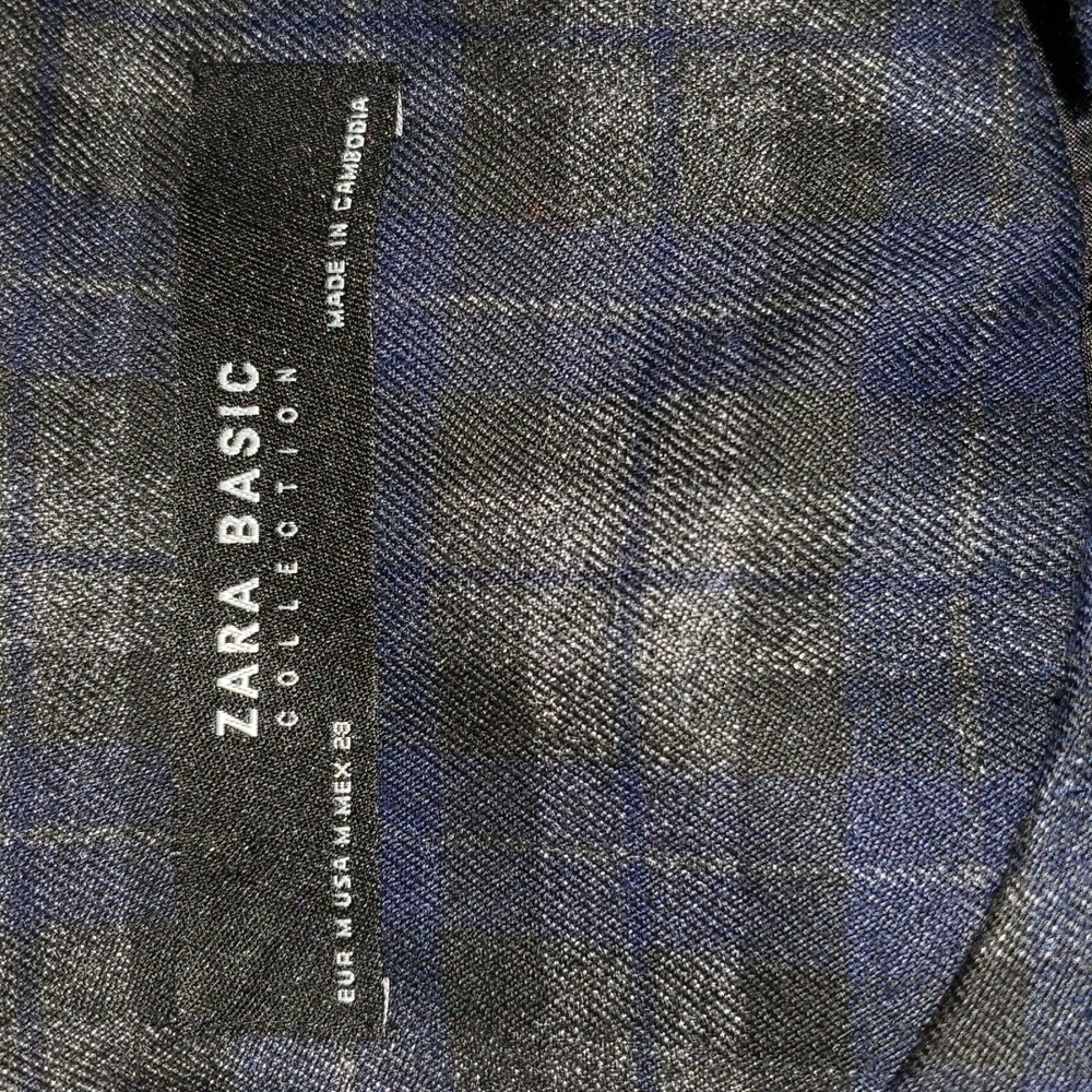 Zara basic plaid jacket - Picture 6 of 7